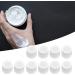 Yosoo 5g Round Clear Plastic Jars 10Pcs | Leak Proof & Portable Cream Containers | Refillable & Reusable Lotion Ointment Jars - Buy Online on SooperMarket.com