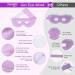 NEWGO Cold Eye Mask - Reusable Hot Cold Therapy Cooling Eye Mask for Puffy Eyes, Migraine, Dark Circles, Dry Eyes, Swollen Eyes, Sinus Pain - Light Purple - Buy Online on SooperMarket.com