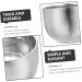 NOLITOY Stainless Steel Shaving Cream Foaming Bowl | Men's Double-Wall Shaving Mug & Accessories for Smooth Shave - Buy Online on SooperMarket.com