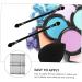 PLAFOPE 30pcs Double Ended Eyeshadow Brush Eyeshadow Sponge Stick Sponges Makeup Black Wooden Handle - Buy Online on SooperMarket.com