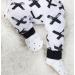 Dotty Fish Soft Leather Baby Shoes | Non-Slip Suede Soles | Toddler Boys 0-6 Months to 4-5 Years | White Stars Design - Buy Online on SooperMarket.com