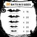 Kidtion 96 PCS Halloween 3D Bats 2021 - Upgraded Realistic PVC Bat Wall Stickers Decals - Indoor DIY Party Decorations - Scary Black Bat Sticker - 5 Sizes - Halloween Party Supplies - Buy Online on SooperMarket.com