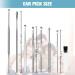 Professional 8 Pcs Ear Wax Removal Kit - Stainless Steel Ear Pick Set with Cleaning Brush & Storage Box - Buy Online on SooperMarket.com
