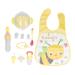 10 pieces baby food feeder pacifier set food quality baby fruit feeder childhood diseases pacifier soft silicone squeeze spoon infant fruit food feeder for fruit milk vegetables