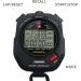 JUNSD Professional Stopwatch Timer for Sports 100 Lap Stopwatch Digital Sports Stopwatch with Countdown Timer 100 Lap Memory 0.001 Second Timing Water Resistant  Black - Buy Online on SooperMarket.com