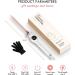 WEEYUM 3/8 Inch Small Curling Iron - Ceramic Tourmaline Barrel - 9mm Curling Wand for Short & Long Hair - Thin Curling Iron in White - Buy Online on SooperMarket.com