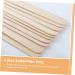 Minkissy 300 STK Waxed Wooden Sticks - Nose Wax Tools & Crafting Set for Kids | Wooden Wax Spatula & Stick Accessories - Buy Online on SooperMarket.com