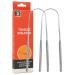Calakono Stainless Steel Tongue Scraper | Portable Tongue Cleaning Brush for Adults | Reduce Bad Breath & Enhance Oral Hygiene - Buy Online on SooperMarket.com