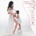FEOYA Maxi Maternity Dress - White Chiffon Lace Gown for Pregnant Women Photography - Buy Online on SooperMarket.com