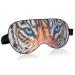 Haskirky Light Blocking Eye Mask Breathable and Adjustable Adult Men and Women Travel on Business Trips Yoga Meditation Light Smooth Comfortable Eye Mask Office Deep Sleep Goodies Hand Drawn Blue E