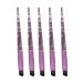 5pcs Eyebrow Brush Premium Eye Brush Glitter Handle Soft Hair Brow Hairline Brush Eye Makeup Brushes for Eyeshadow and Brows Professional Portable Cosmetic Tool