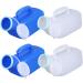 2Pcs Urinal for Men 1200ML Portable Urinal Spill Proof Pee Bottles with Lid & Handle Thick Plastic Male Urinal Large Opening Mens Urinals with Wraped Edge for Travel Hospital Blue. - Buy Online on SooperMarket.com