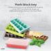 LVO Herb Block Tray with Lid - Silicone Freezer Herb Saver for Infusions - BPA Free, Red - Buy Online on SooperMarket.com