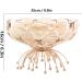 Fruit Basket Bowl Crystal Glass Fruit Bowl Chinese Retro Handmade Transparent Geometric Candy Bowl Home Living Room Kitchen Desktop Decor Fruit Dish Fruit Bowls (Size : C) - Buy Online on SooperMarket.com