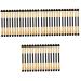 Mikinona 45 Pcs Eye Shadow Brush Mini Accessories Mini Makeup Shadow Foam Makeup Applicator Soft Rubber