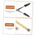 Balacoo 4 Pcs Grafting Eyelash Brush Set | Eyeliner Stamp White Eyeliner Eyebrow Spoolie & Glitter Gel | Perfect Eye Makeup Tool for Stunning Looks - Buy Online on SooperMarket.com