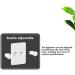 Buy Teksome Self-Adhesive Razor Hooks | Multi-Purpose Reusable Adhesive Hooks for Keys Bathroom & Towels - Large Load Capacity White - Buy Online on SooperMarket.com