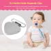 10Pcs Heart Shaped Pacifier Clips - Metal Suspender Clips for DIY Toy Holder & Pacifier Strap Holder - Buy Online on SooperMarket.com