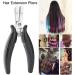 Micro Ring Bead Hair Extension Pliers Professional Hair Extension Tool Black Microlink Bead Remover Pliers for Hair - Buy Online on SooperMarket.com