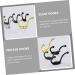 ABOOFAN 4pcs Hook up Bath Towel Hook Jacket Hooks Single Robe Hook Utility Hooks Office Old Fashioned Hanger 9.5X6.7X2.3CM Golden - Buy Online on SooperMarket.com