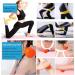 QveeTry 6-in-1 Foam Roller Set - Fascia Roll Massage Roller Rod & Fitness Straps for Yoga & Pilates - 33cm Orange | International Shipping - Buy Online on SooperMarket.com