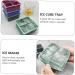 MAGICLULU 2pcs Silicone Ice Tray Mini Refrigerator Silicone Tray Cake Ice Making Mold Chocolate Candies Whisky 11.4X11.4CM Green - Buy Online on SooperMarket.com