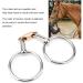 Salutuya Double Broken Water Bridle - 11.5 cm Stainless Steel Anatomical Bit for Gentle Riding - International Shipping - Buy Online on SooperMarket.com