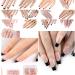 Ruarby Semi Cured Gels Nails Strips Pedicures Stickers Toe Nails Stickers Gels Nails Pedicures Strips Gels Nails Wraps UVS Light Need JZ98 - Buy Online on SooperMarket.com