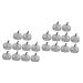 Alipis 20 Pcs Foam Pumpkin Halloween Party Decor Realistic Vegetables Decorative Foam Vegetables Pumpkin Decoration Mini Artificial Pumpkins Faux Pumpkin Craft Powder Silverx2pcs 5CMx2pcs