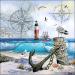 20 napkins moments by the sea | anchor | seagull | beach | maritime 33x33cm