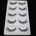 Premium 5 Pairs Fake Eyelashes Natural Handmade Eyelashes Cotton Infarct Cross Long Thick 3D Faux Eyelashes - Buy Online on SooperMarket.com