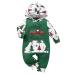 Loalirando Baby Girl Boy Christmas Romper Jumpsuit Overall Newborn Toddler Xmas Outfit Clothing One Piece My First Christmas 3-6 Months Green 58 - Tree & Truck