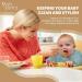 Yum Yum's Silicone Baby Bibs - Waterproof Long Sleeve Feeding Bib with Safari Friends Design | Ideal for Baby Weaning 6-12 Months - Buy Online on SooperMarket.com