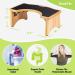 StrongTek Squatting Toilet Stool for Adults  7 Inches Foldable Toilet Stool for Bathroom  350 Lbs Capacity  Potty Stool with Heavy Duty Hinges and Rubber Non-Slip Surface for More Stability and Safety Wood - Buy Online on SooperMarket.com