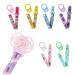 TIAN-K Pink Pacifier Chain with Clip Holder for MAM Rings | Baby Nipple Leash | International Shipping Available - Buy Online on SooperMarket.com