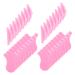 1 Set Eyelash Silicone Gasket Triple Plastic Pink Fake Eyelashes
