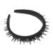 Gogogmee Studded Black Headband Headbands for Teen Embellished Headbands for Women Thin Headband No Slip Headband for Women Punk Rock Accessories Statement Headbands for Women