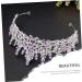 Purple Crystal Crown Tiara for Bridal Women Tiara Bridal Headpieces for Party Wedding Bridal Headband Bride Headdress Bridal Tiara Shiny Headband Wedding Bridal Hair Decor Tiaras 18X18CM Silver - Buy Online on SooperMarket.com