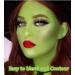 Go Ho Light Green Face & Body Paint Makeup - Professional Water-Based Creamy to Gel Palette for Cosplay, SFX, Costumes, Festivals - 25g - Buy Online on SooperMarket.com
