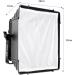 GVM Foldable Softbox Diffuser with Grid Beehive for RGB 800D/560AS/480LS Series LED Video Light Suitable for Studio Lighting Portrait Photography Video Lighting Led Panel 2 Packs 11"x11" - Buy Online on SooperMarket.com