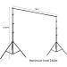 Adjustable Photography Backdrop Support System | HYJ-INC 10ft x 8.5ft Kit with Carry Bag - Buy Online on SooperMarket.com