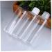 Clear Flip Top Cap Refillable Bottle Transparent Empty Makeup Liquid Cosmetic Container Random 100ml