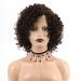 XIUFAXIRUSI Short Curly Afro Wig for Black Women - Brown Kinky Curly Synthetic Hair with Side Bangs - Buy Online on SooperMarket.com