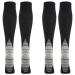 Weekend Peninsula 2 pair of compression stockings Knee socks Sockets for women and men sports running flight travel travel pregnancy medical compression socks L-XL gray