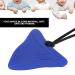 Shop Cute Silicone Baby Chicken Bite Ring - Food-Safe Teething Toy in Blue | International Shipping Available - Buy Online on SooperMarket.com