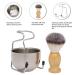 Zroven Male Shaving Set | Brush Soap Dish Stand & Beard Shaver Kit for Perfect Grooming - Buy Online on SooperMarket.com