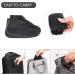 Rehomy Waterproof Shoe Covers | Non-Slip Silicone Rain Overshoes with Zipper | Outdoor Shoe Protector for Kids, Men, Women | Black L (EU 38-42) - Buy Online on SooperMarket.com