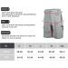 Suwangi Men's Quick-Dry Cargo Shorts - Light Gray Medium | Outdoor Athletic & Travel Gear - Buy Online on SooperMarket.com