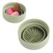 Dekaim Makeup Brush Cleaner Bowl Silicone Makeup Brush Cleaning Pad Bowl Scrubber Make Up Brush Cleaner Pad Portable To Clean for Brush Powder Puff