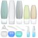 Travel Size Bottles, 13 Packs Silicone-Squeezable Travel Bottles for Toiletries, TSA-Approved Leak-Proof Travel Size Toiletries Bottles-Set Travel Accessories for Shampoo Conditioner Lotion Body Wash